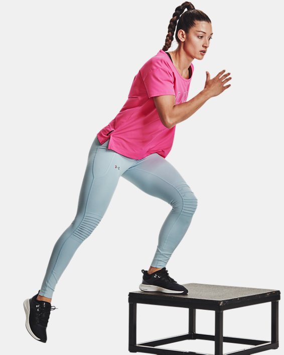 Women's UA SmartForm RUSH™ Full-Length Leggings, Blue, pdpMainDesktop image number 2